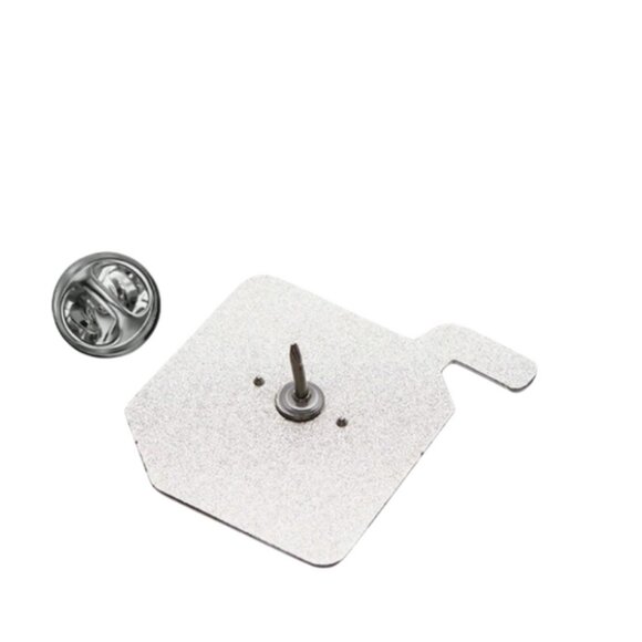 Spooky Juice Box Enamel Pin | Ghost & Bat Design | Halloween-Themed Collectible - Picture 3 of 4